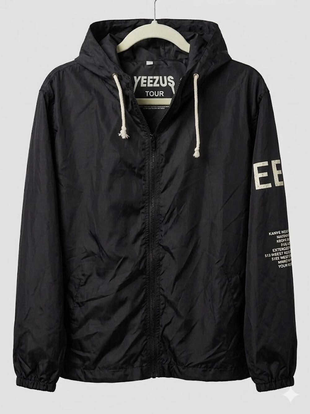 Authentic Adidas x Yeezy Season 1 "Yeezus Tour" Windbreaker - Black - Size SMALL